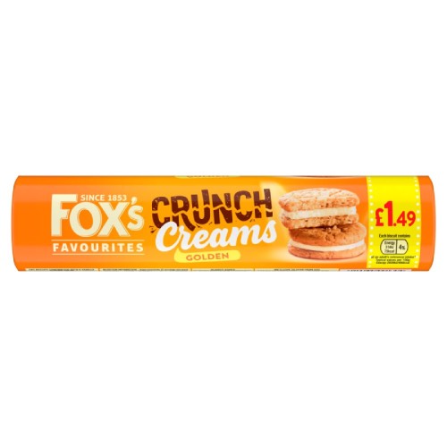 FOXS CRUNCH GOLDEN CREAMS £1.49 200g