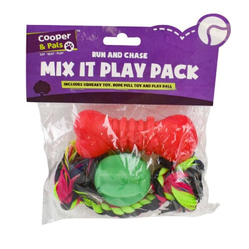COOPER & PALS BALL ON ROPE DOG TOY 1s