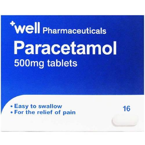 WELL PARACETAMOL CAPLETS 16s Main image