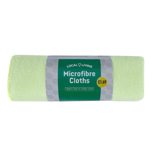 LOCAL LIVING MICROFIBRE CLOTHS £1.69 2s Main image