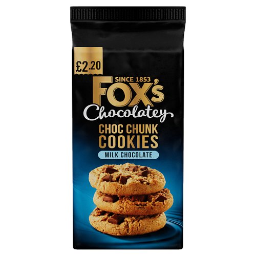 FOXS FAB MILK CHOCOLATE COOKIES 180g