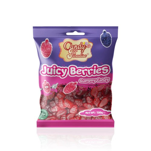 CANDY PARADISE JUICY BERRIES GUMMY CANDY 100g Main image