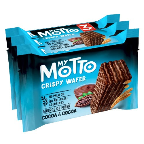 MY MOTTO COCOA & COCOA WAFERS [3 PACK] 30g