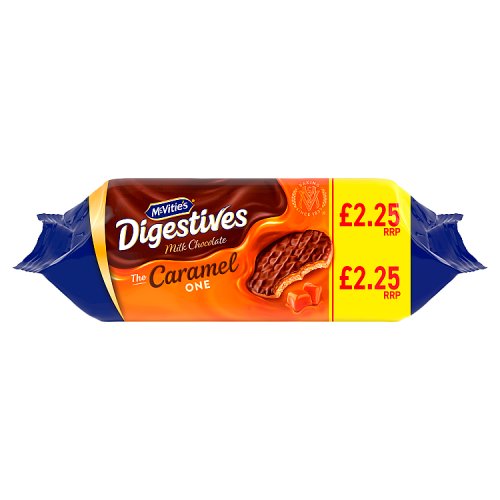 MCVITIES CARAMEL DIGESTIVES BISCUITS £2.25 250g Main image
