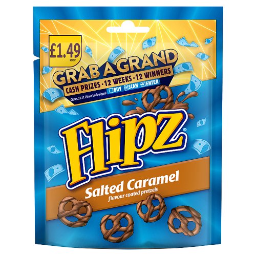 FLIPZ SALTED CARAMEL £1.49 80g