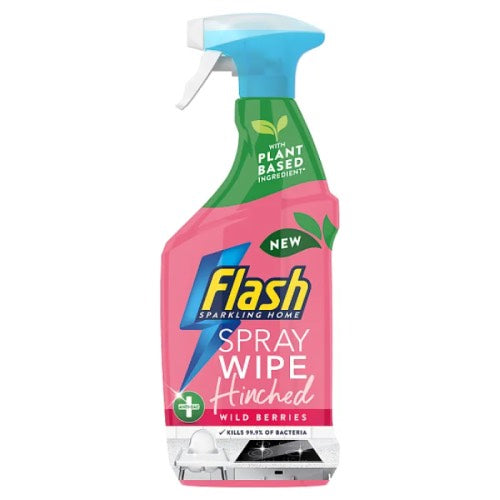 FLASH SPRAY WIPE HINCHED WILD BERRIES £3.49 800ml Main image