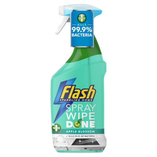 FLASH SPRAY WIPE DONE APPLE BLOSSOM £3.49 800ml Main image