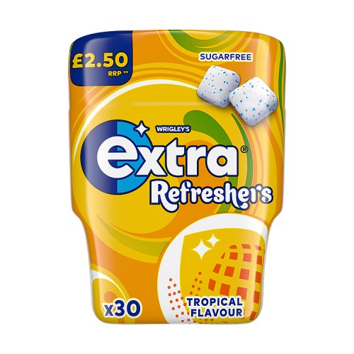 WRIGLEY EXTRA TROPICAL BOTTLE £2.50 30s Main image