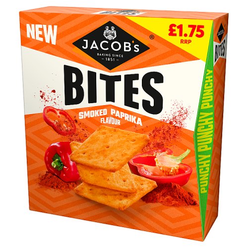 JACOBS BITES SMOKED PAPRIKA £1.75 125g Main image