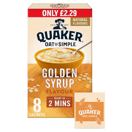 QUAKER OATS SO SIMPLE GOLDEN SYRUP 6x36G Main image