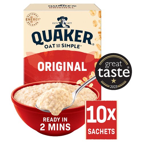 QUAKER OATS SO SIMPLE ORIGINAL £2.29 6x27G