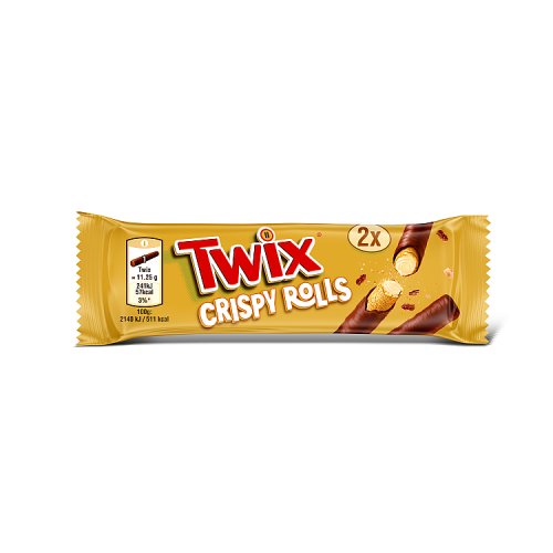 TWIX CARAMEL CRISPY ROLLS TWIN 22.5g