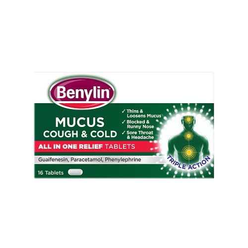 BENYLIN MUCUS COUGH TABLETS [6 FOR 5] 16s Main image