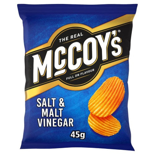 MCCOYS SALT & MALT VINEGAR 45G Main image