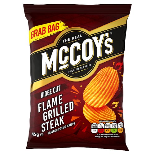 MCCOYS FLAME GRILLED STEAK 45G