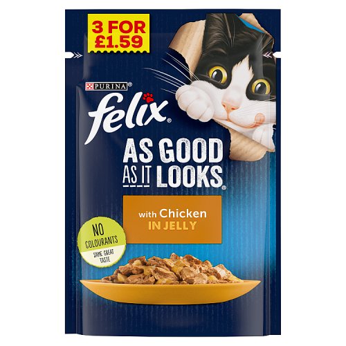 FELIX AGAIL GIJ CHICKEN POUCH [3 FOR 85g Main image