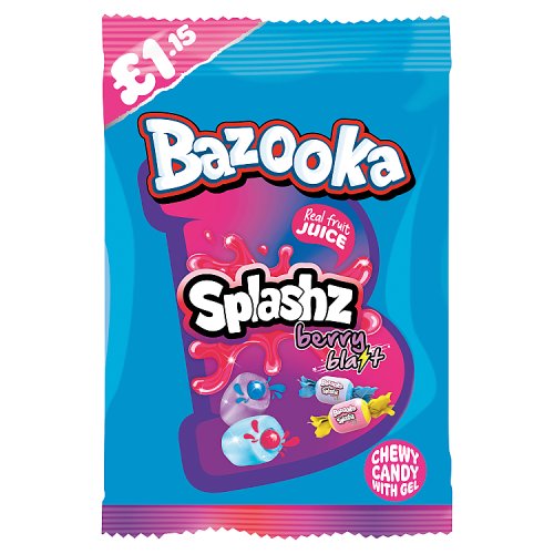 BAZOOKA SPLASHZ BERRY £1.15 120g