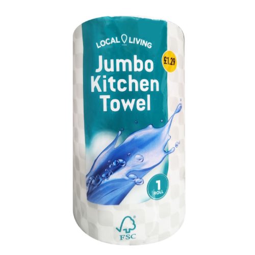 LOCAL LIVING JUMBO KITCHEN ROLL 2PLY 1 ROLL