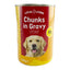 LOCAL LIVING BEEF CHUNKS GRAVY DOG FOOD 89P 400g