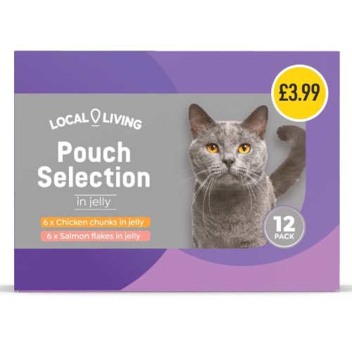 LOCAL LIVING MULTIPACK CAT FOOD JELLY [12 PA 12x100 Main image