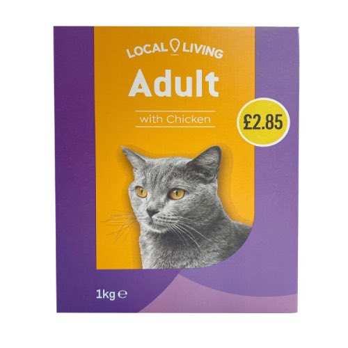LOCAL LIVING CHICKEN DRY CAT FOOD 1kg Main image
