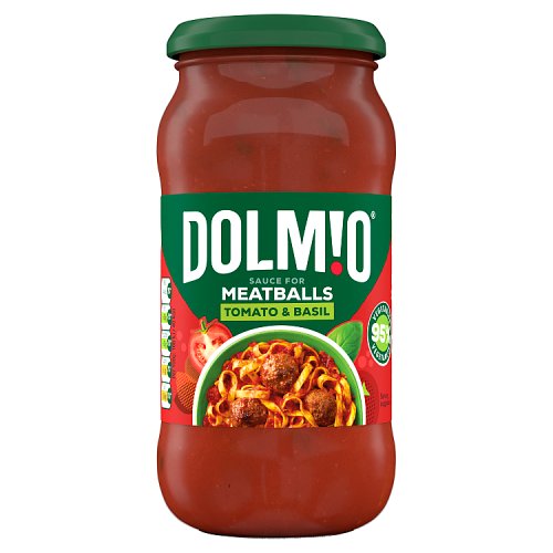 DOLMIO MEATBALL SAUCE TOMATO & BASIL 450g Main image