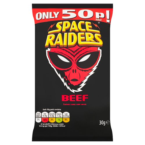 SPACE RAIDERS BEEF 50P 30g