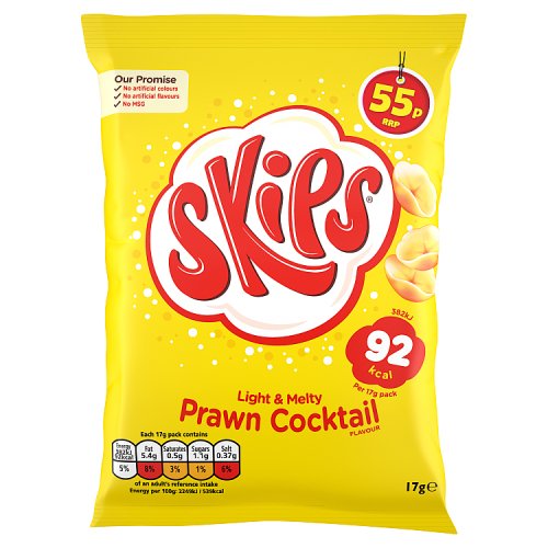 KP SKIPS PRAWN COCKTAIL 55P 17g