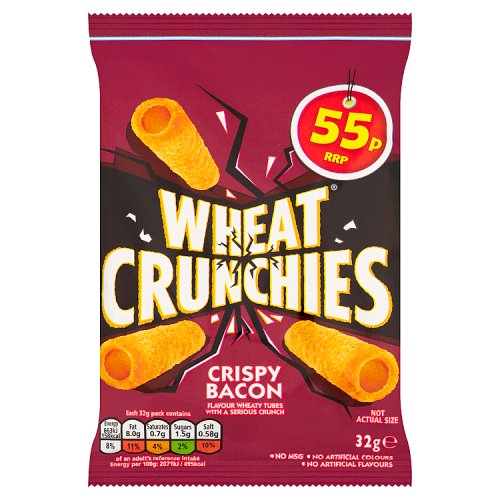 KP WHEAT CRUNCHIES BACON 55P 32g Main image