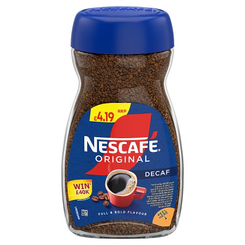 NESCAFE ORIGINAL DECAFF COFFEE £4.19 95g Main image