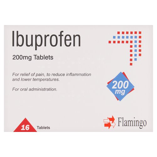 FLAMINGO IBUPROFEN TABLETS 200MG 16s Main image