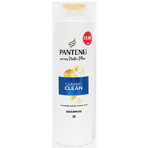 PANTENE CLASSIC CLEAN SHAMPOO £2.99 325ml Main image