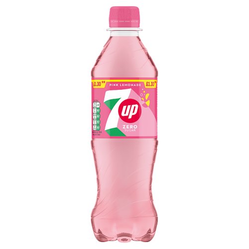 7UP ZERO PINK LEMONADE £1.30 500ml Main image