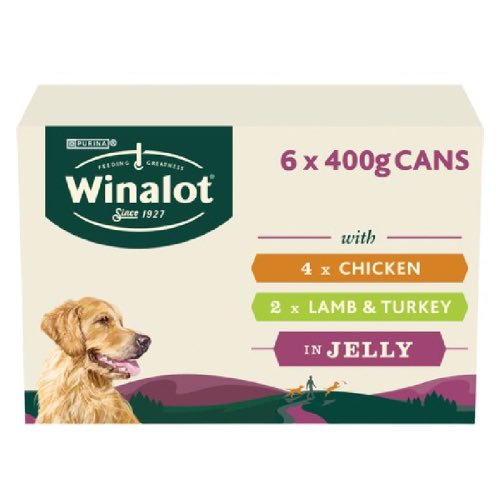 WINALOT CLASSIC MIX CHICKEN DOG FOOD [6PACK] 6X400G