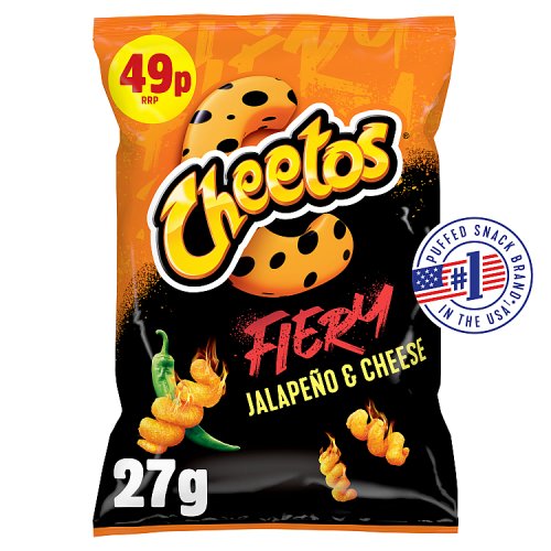 CHEETOS TWISTED FIERY JALAPENO & CHEESE 49P 27g