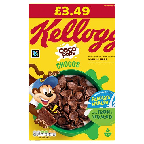 KELLOGGS COCO POPS CHOCOS £3.49 430g