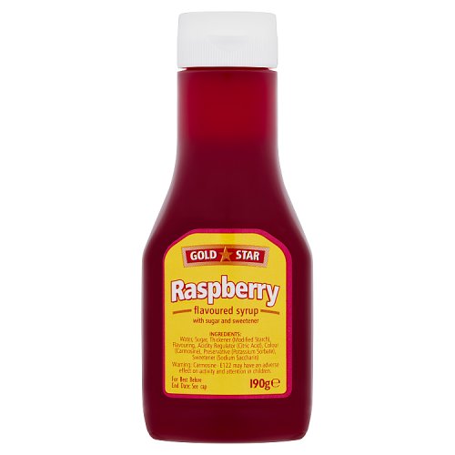 GOLD STAR RASPBERRY SYRUP 190g Main image