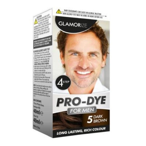 GLAMORIZE MEN'S DARK BROWN HAIR DYE NO. 5 1s