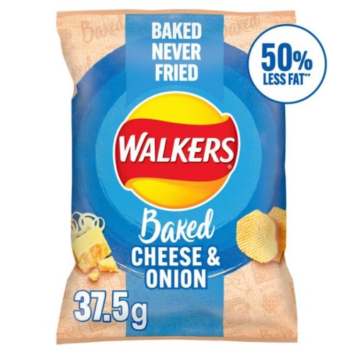 WALKERS BAKED CHEESE & ONION 37.5g Main image