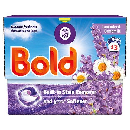 BOLD ALL IN 1 PODS LAVENDER & CAMOMILE 13WASH