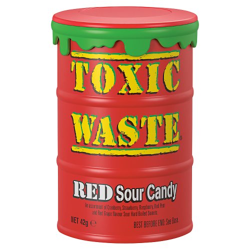 TOXIC WASTE RED SOUR CANDY DRUM 42g Main image