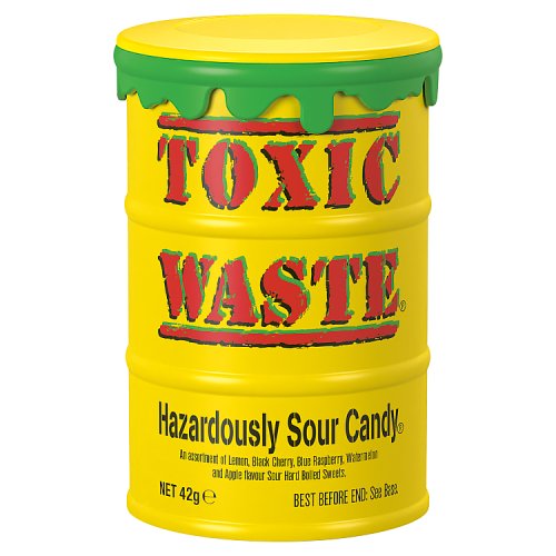 TOXIC WASTE YELLOW SOUR CANDY DRUM 42g Main image