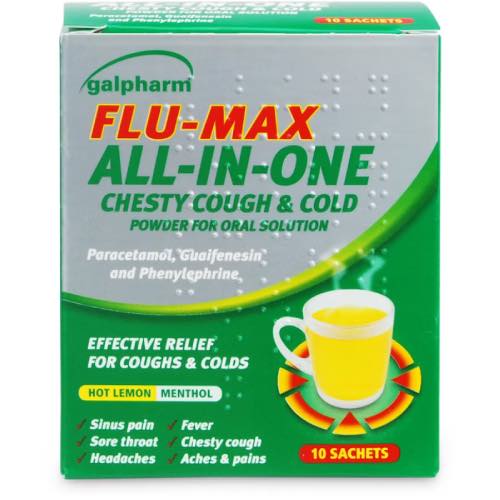GALPHARM FLU MAX ALL IN ONE SACHETS 10s Main image