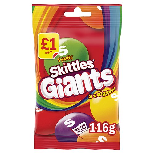 SKITTLES GIANTS FRUITS 116g Main image