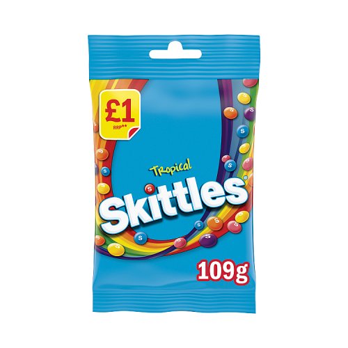 SKITTLES TROPICAL FRUIT £1 109g Main image