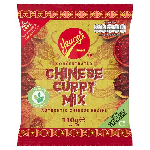 YEUNGS CHINESE CURRY MIX 110G