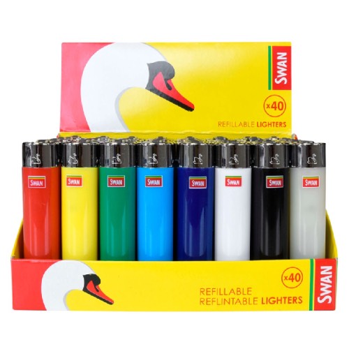 SWAN REFILLABLE LIGHTERS 40s