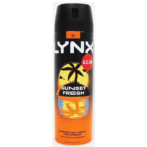 LYNX BODYSPRAY SUNSET FRESH 200ML Main image