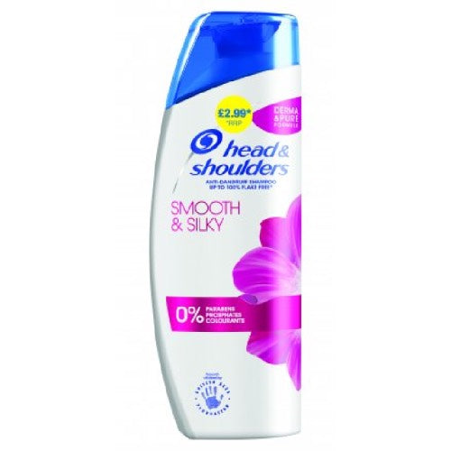 HEAD & SHOULDERS SMOOTH & SILKY SHAMPOO £2.99 250ML