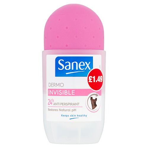 SANEX ROLL ON INVISIBLE DRY 50ML Main image